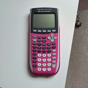 Texas Instruments Pink TI-84 Plus Silver Edition
